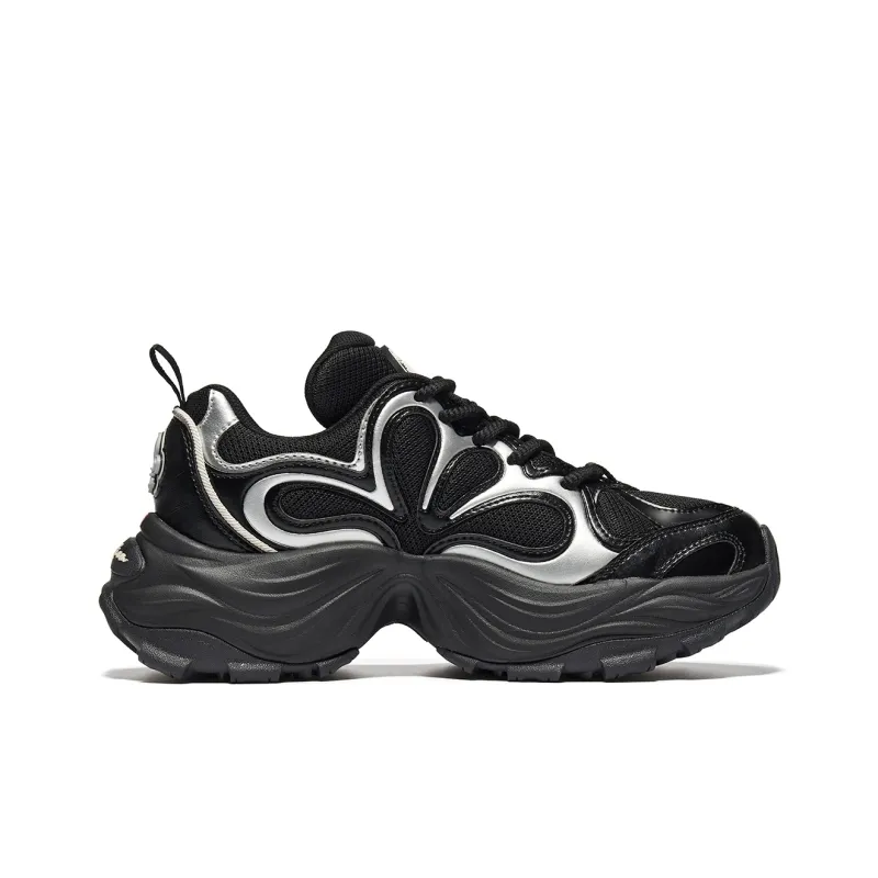 Palladium Paladin Casual Shoes Fashion Trend Round Tip Iris Chunky Sneakers For Women's-1