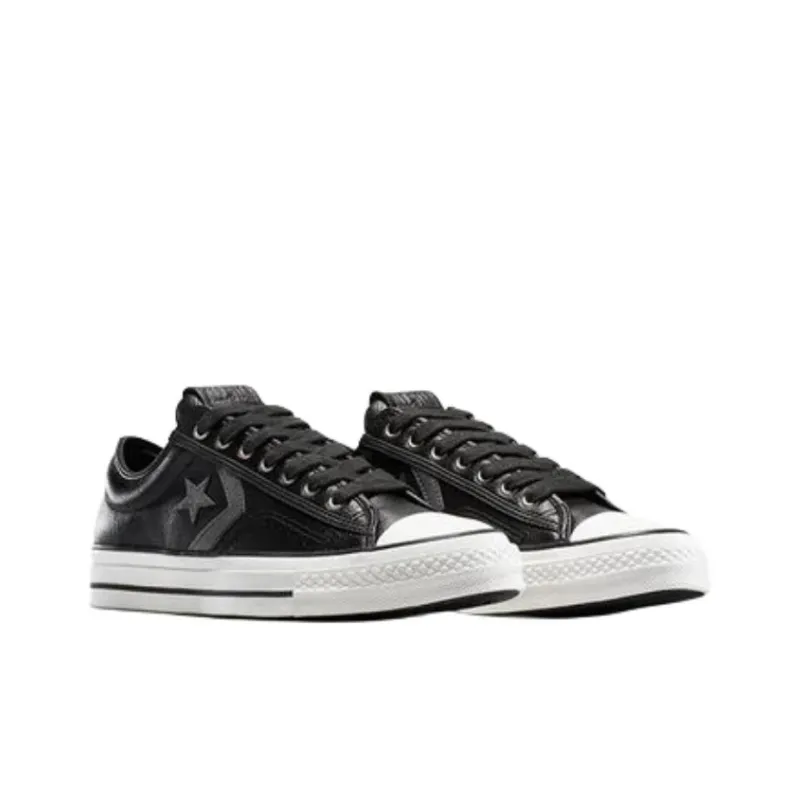 Converse Star Player 76 Low 'Metallic Black Leather'-2