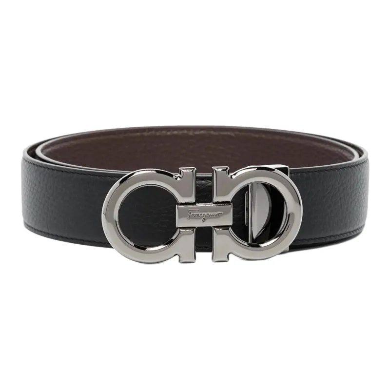 Ferragamo Gancini buckle Reversible Belt-0