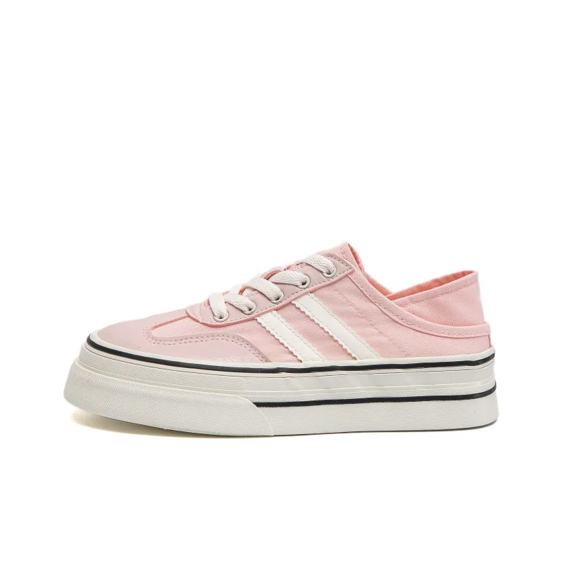 Alan Vincent Abrasion Resistant Breathable Slip Resistant Low Top Canvas Shoes Women's-5