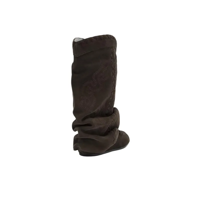 ZARA Ankle Boots 1.5cm Women's Brown-4