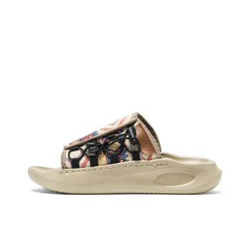 MIIOW EVA Leather Patchwork Embroidery Graffiti Slip Resistant Abrasion Resistant Slide Slippers Men's