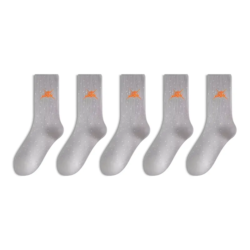 LUOLIAN Mid Calf Socks Men's 5 Pack-5
