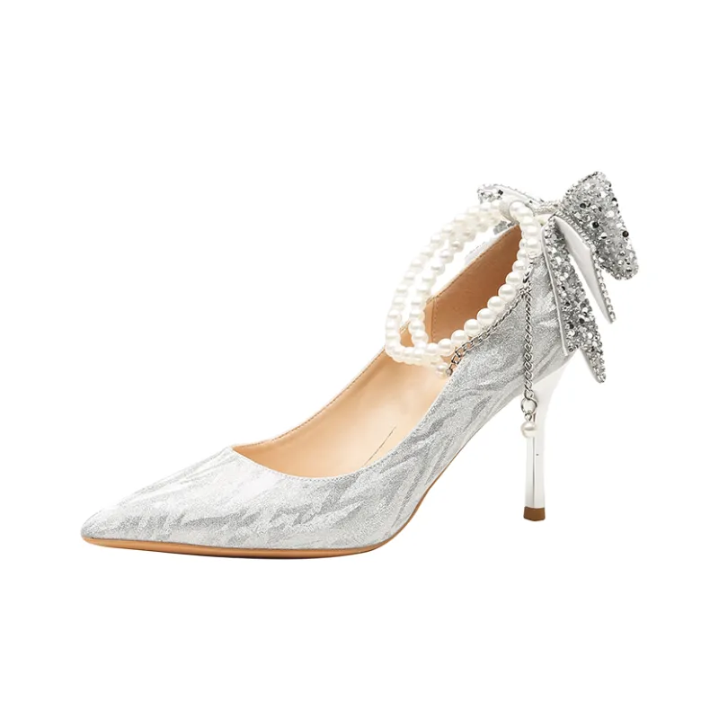 Alxnan Slim Heel High Heels Women's-6