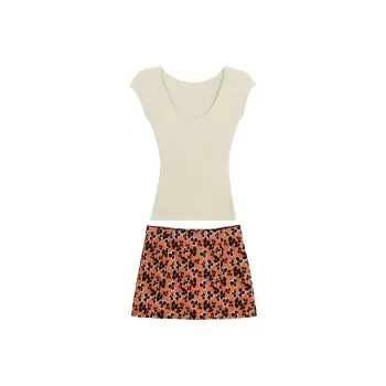 OZVO Two Piece Skirt Sets Women's