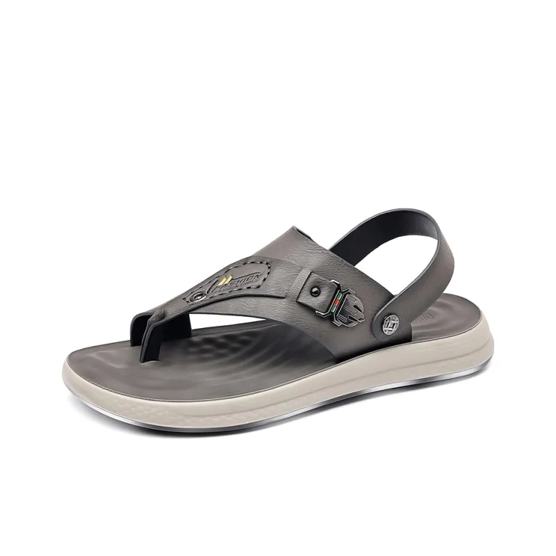 Dunnu Beach Sandals Men Gray-1