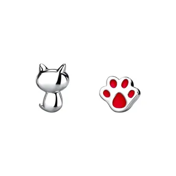CENTURY&KINDLE S925 Silver Stud Earrings Women's