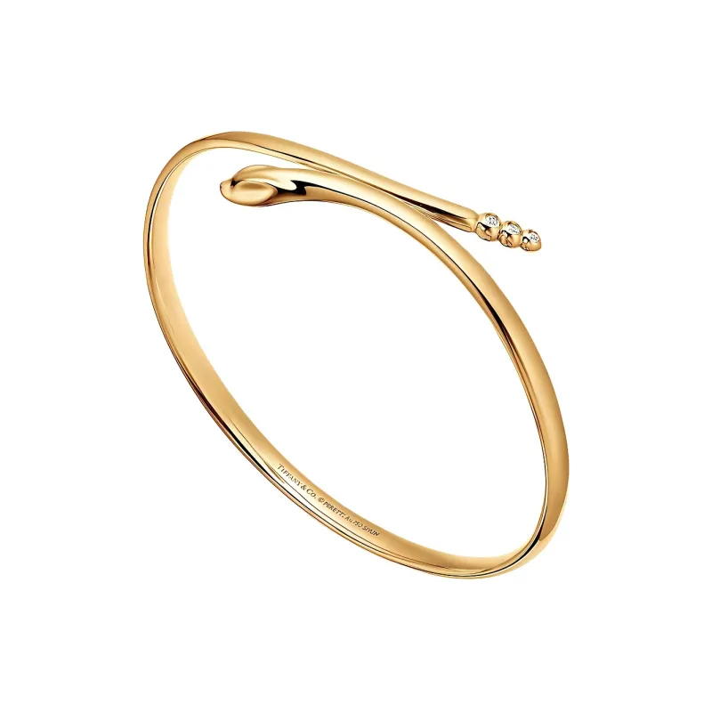 TIFFANY & CO. 18K Gold Bangles Women's Gold-1