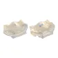 2 Pack Heart Embroidery+Bowknot