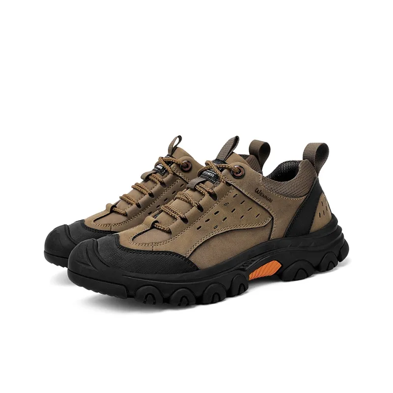 Wen Nai Casual Shoes Men's Khaki-2