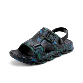 TELENT EVA Slip Resistant Abrasion Resistant Slide Slippers Men's