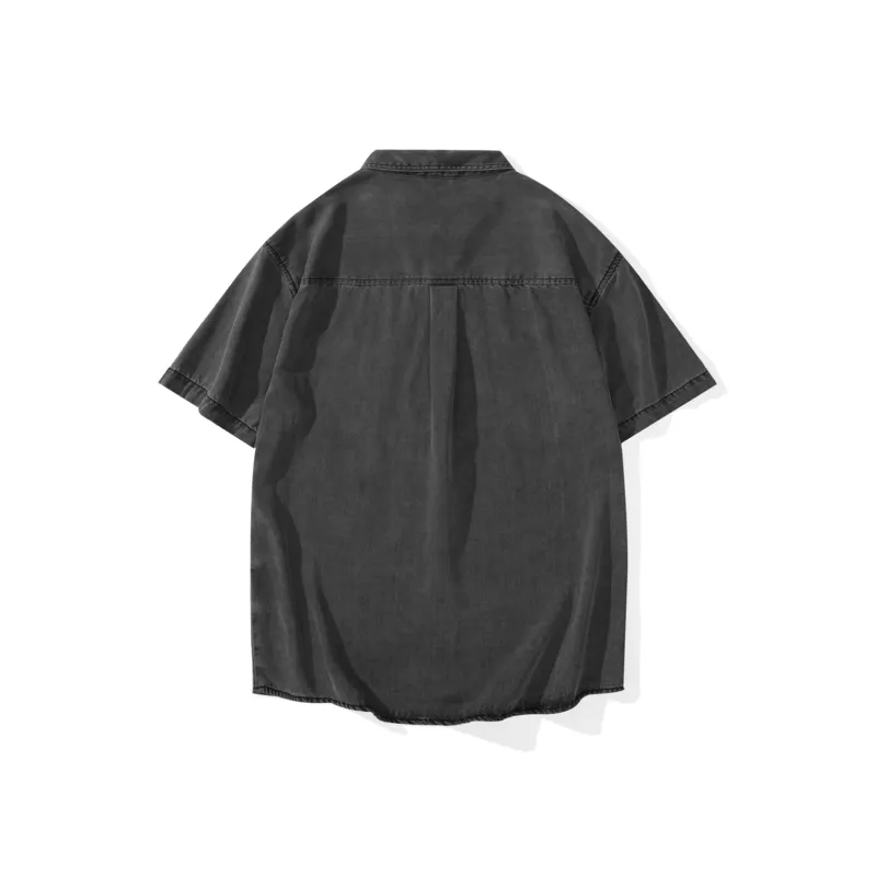 EPTISON Shirts Unisex Black Gray Color-1
