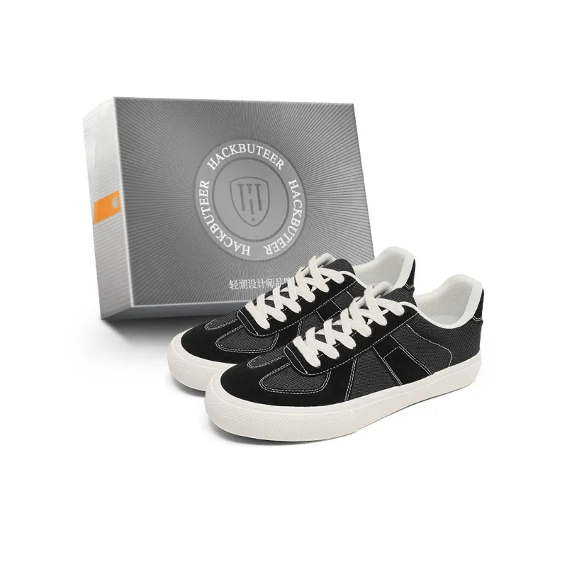 HACKBUTEER Low Top Skateboard Shoes Men's Box Included-5