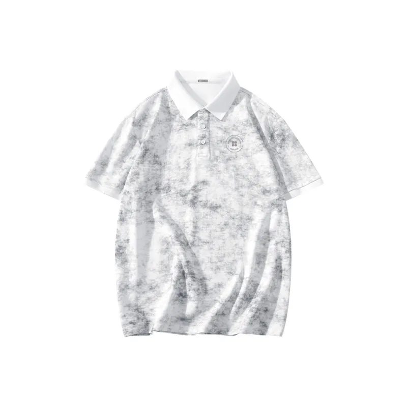Red bean Polo Shirts Men-4
