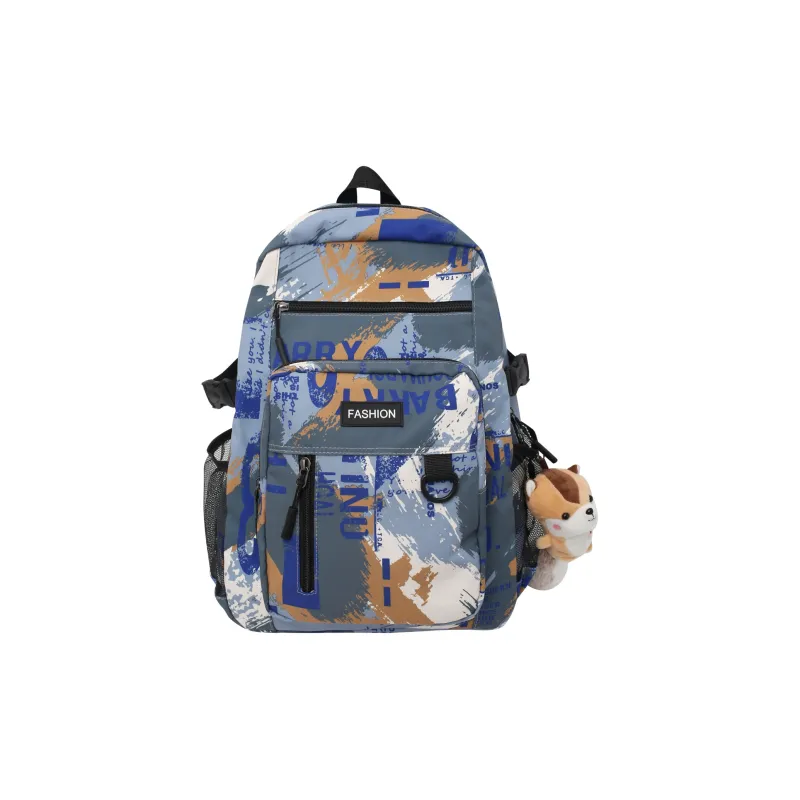 Yalu Nylon Backpack Unisex Multicolor-2