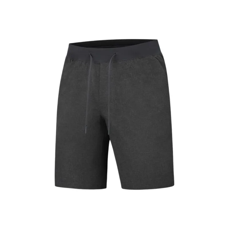 Lululemon Zeroed In Sports Shorts 9' Men's Asphalt Gray Mixed Color Diamond Textured Print-0