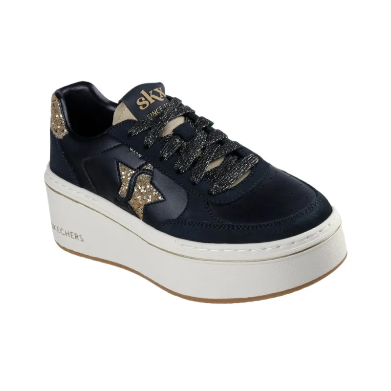 Skechers Low Top Casual Shoes Women's Black-3