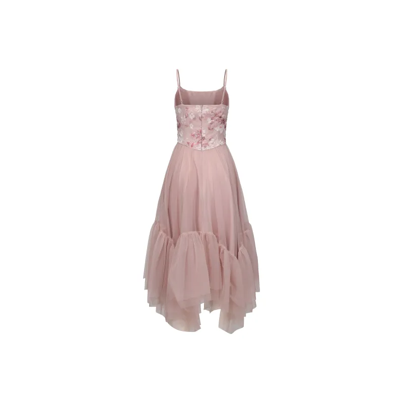 CHIWAWAMEME Slip Dresses Women's Smoke Pink Purple-1