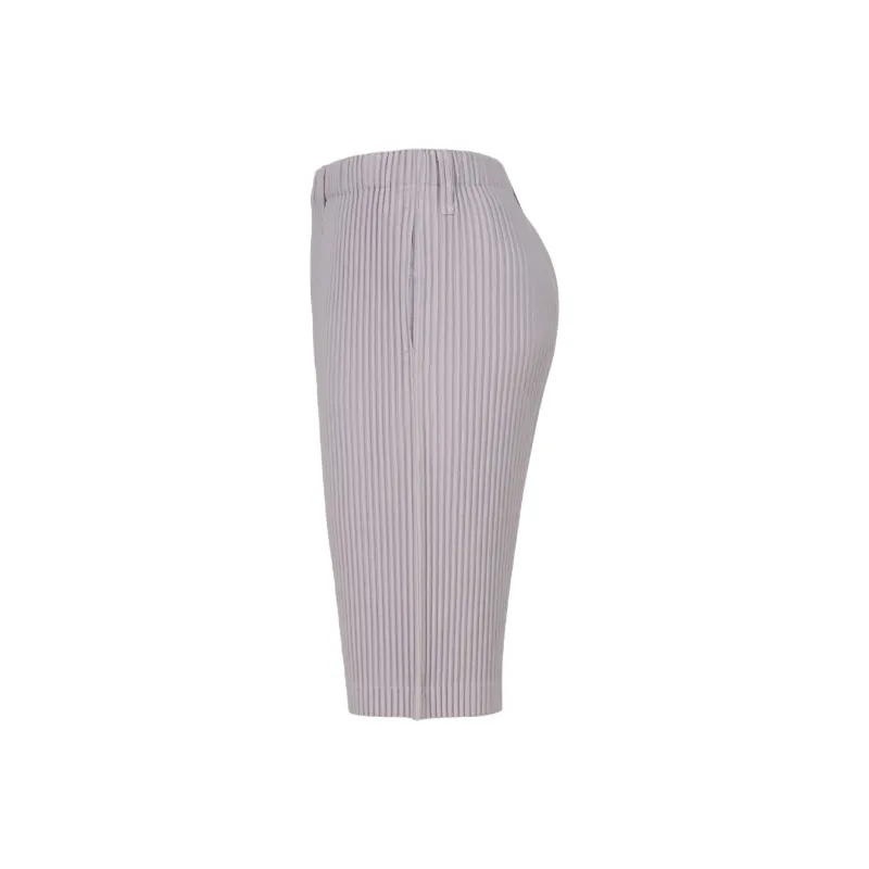 Homme Plissé Issey Miyake Casual Shorts Men's Purple-2