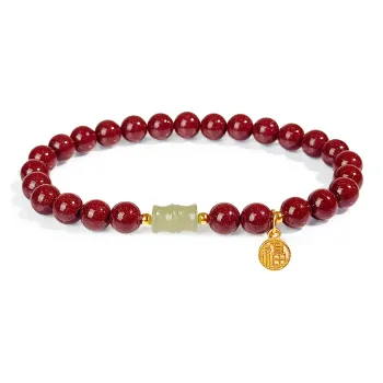 CMFY Cinnabar Jade Bracelets Unisex