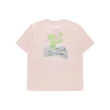 FILA FUSION T Shirt Unisex Rainbow Pink