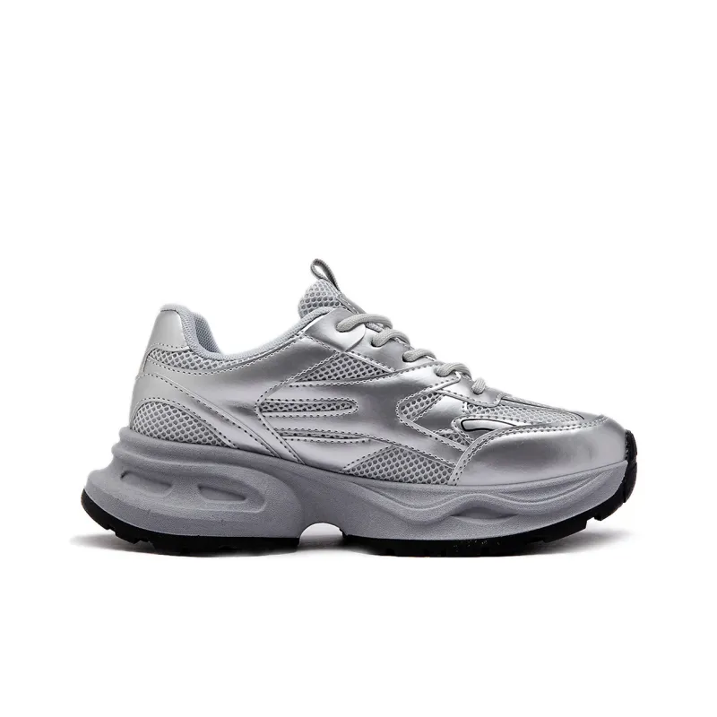 RENBEN Breathable Lightweight Height Increasing Low Top Chunky Sneakers Women's-14