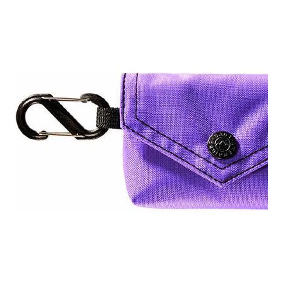 GAGA EQUIPMENT Nylon Fabric Envelope Bag Card Holder Mini Unisex Purple-2