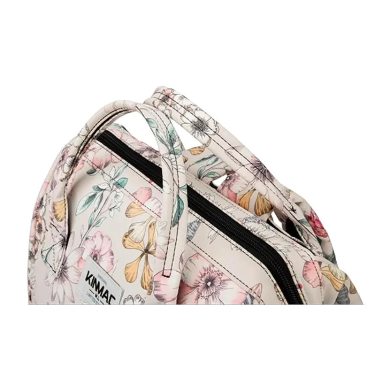KINMAC Nylon Laptop Bag Backpack Regular Women's Flower Arrangement 04-6
