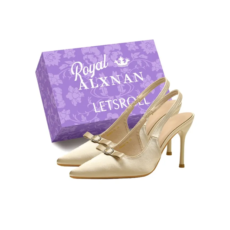Alxnan Slim Heel High Heels Women's-3
