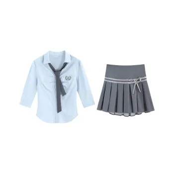 DOSOHEB Two Piece Skirt Sets Women's