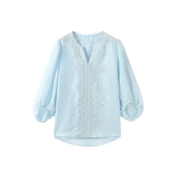 Hang Yi Court Shirts Women's Blue