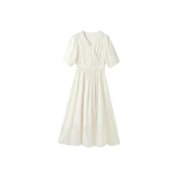 Hang Yi Court Short Sleeved Dress Women's
