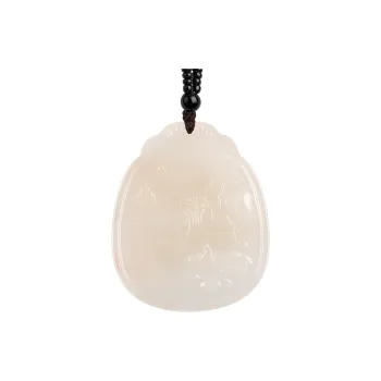 TAMINA Pendants White Jade Unisex