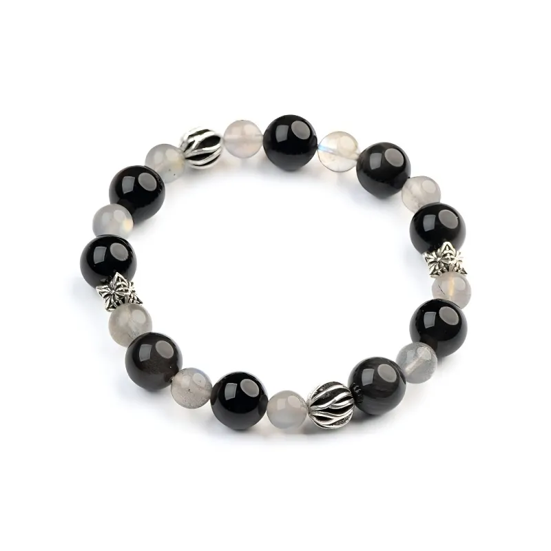Xianyuan Obsidian Bracelets Unisex-0