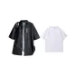 Black+260g Heavyweight White T-Shirt ☆