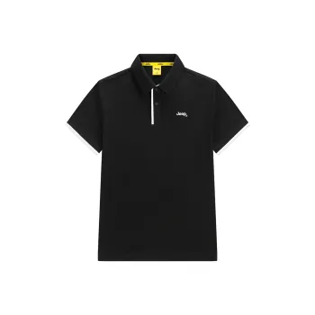 Jeep Leisure Collection Polo Shirt Men's Black