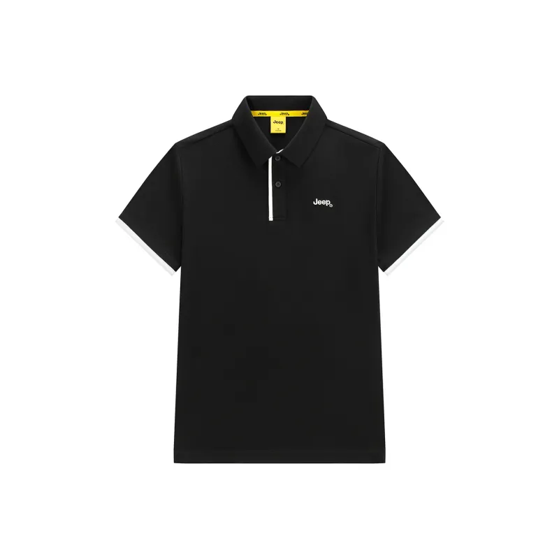 Jeep Leisure Collection Polo Shirt Men's Black-0