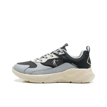QIAODAN Slip Resistant, Abrasion Resistant, Lightweight Low Top Casual Shoes Men's Mist Gray