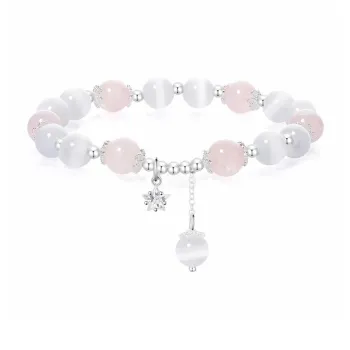 LuluCanaan Glass Cat Eye Bracelets Women's