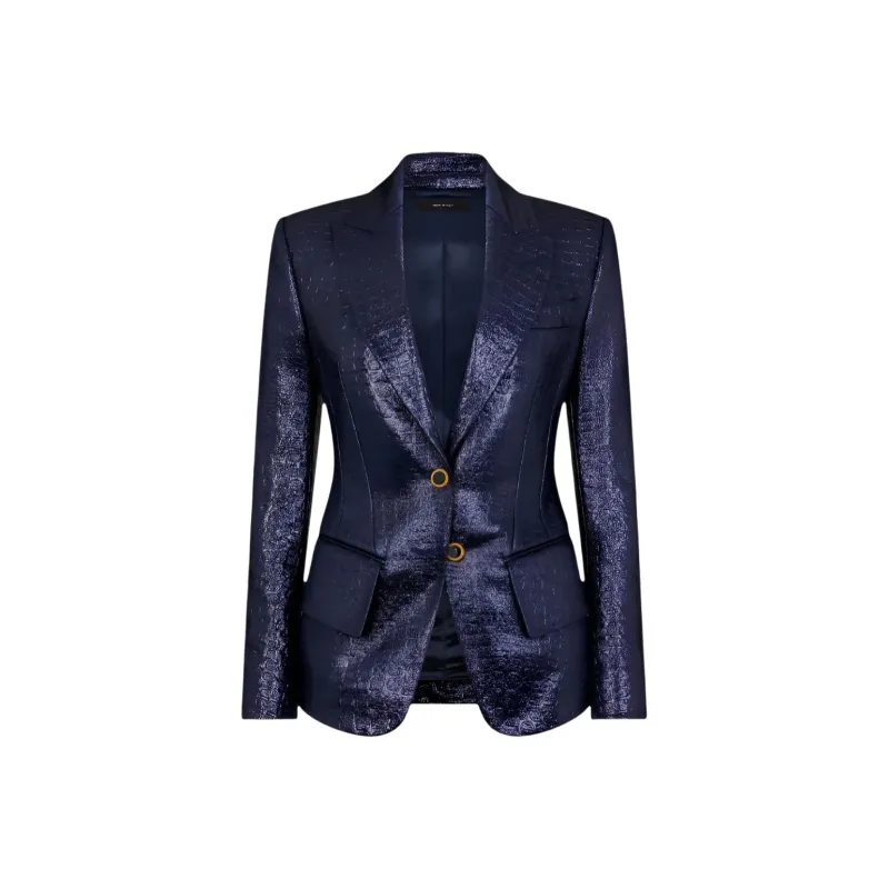 TOM FORD Crocodile embossed Blazer-0