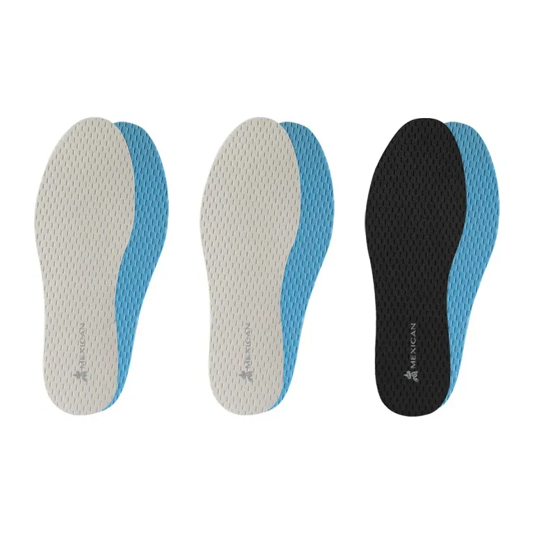 MEXICAN Latex+Gene Fiber Fabric Insoles Unisex-16
