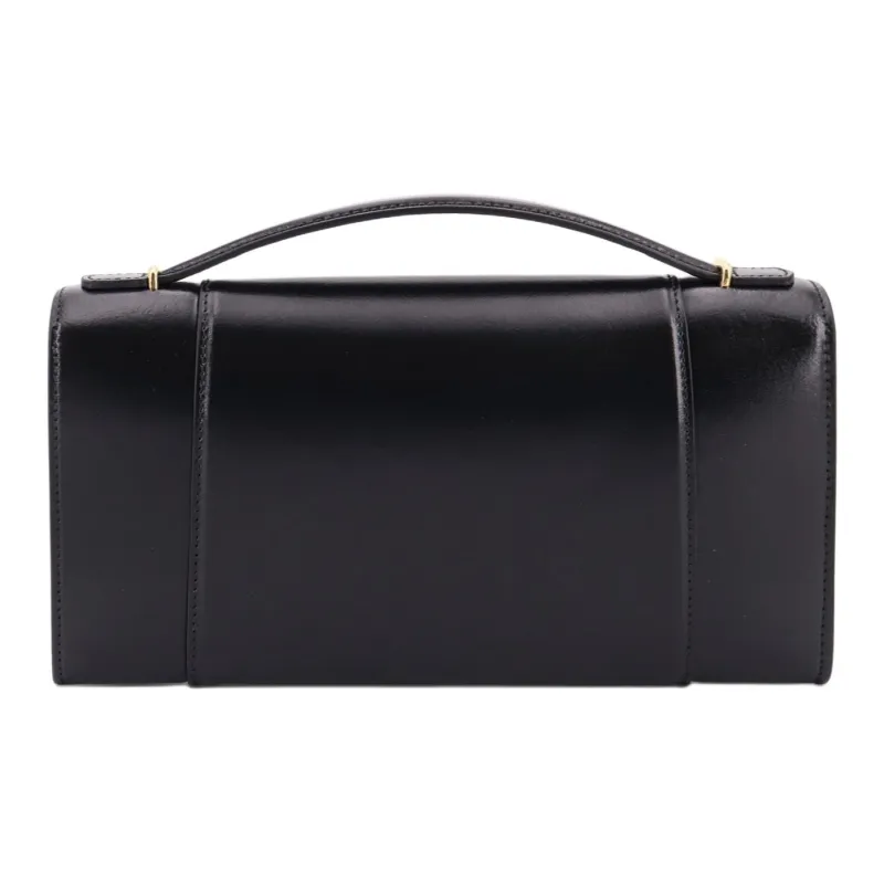 Balenciaga Leather Handbag Women's Black-2