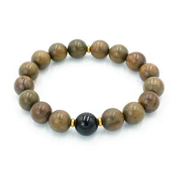 PAUL COSTELLOE Green Sandalwood Bracelets Unisex