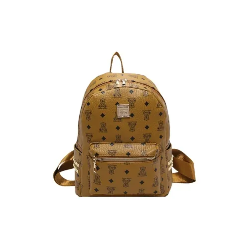 FCTOSSR PU Backpack Women's Brown/White/Black/Pink