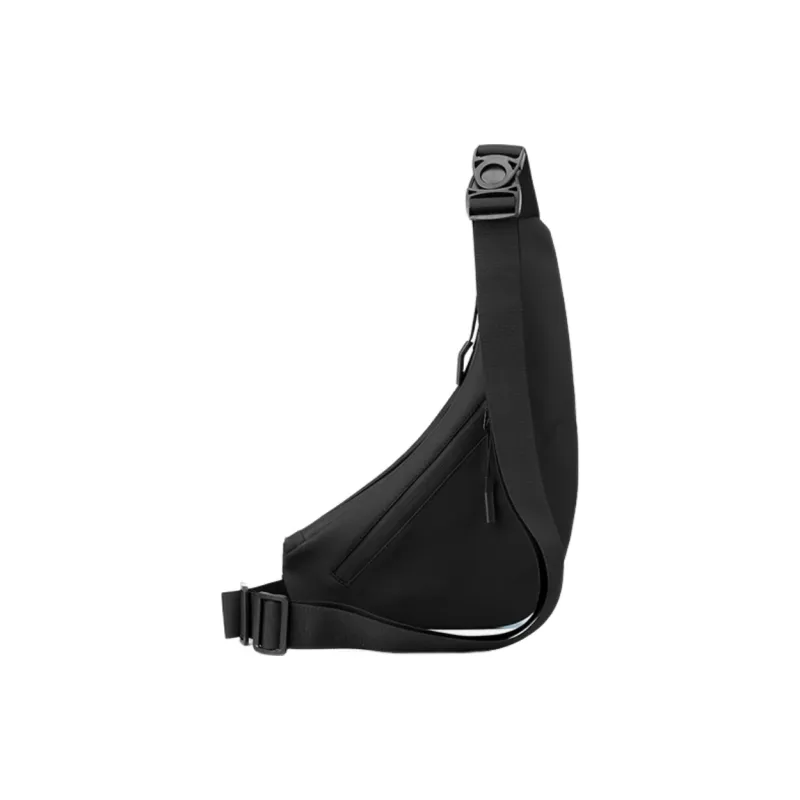 Tonlion PVC Sling Bag Unisex Black-2