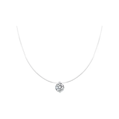 Heart Grass S925 Silver Necklaces Women's