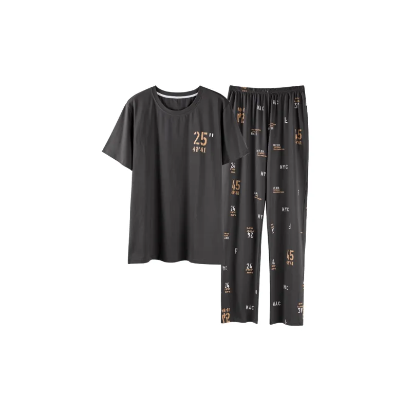 Pretty lady Men Pajama Sets-0