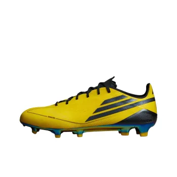 Adidas F50 ELITE FG Rubber Long Studs Anti Slip Wear Resistant Soccer Shoes Unisex Yellow Black