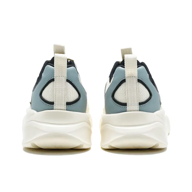 QIAODAN Slip Resistant, Abrasion Resistant, Lightweight Low Top Casual Shoes Men's Greige-3