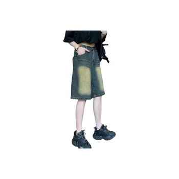 Warrior Huichao Cloud Sail Collection Denim Shorts Women's